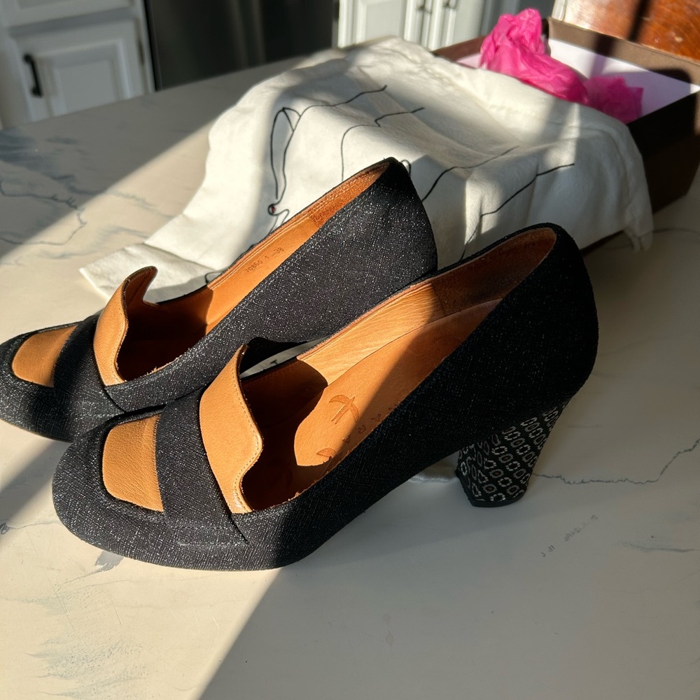 Chi Mera, Lindo Negro pump size 38 with box and bag - Picture 2 of 6